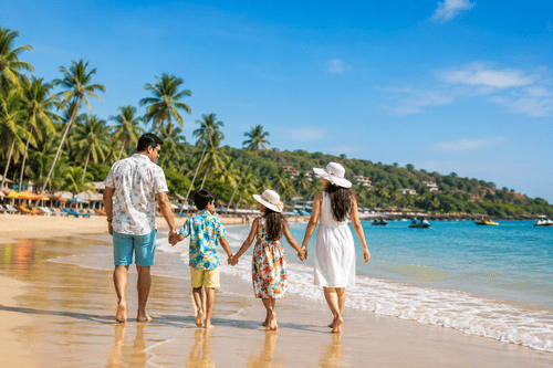 goa family tour packages beach